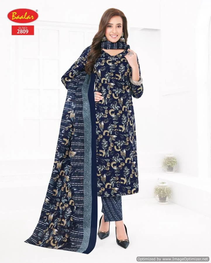 Baalar Zaara Vol 28 Cotton Wholesale Readymade Salwar Suit Catalog — Wholesale Salwar Suits, MPA wholesale from Surat — view 20